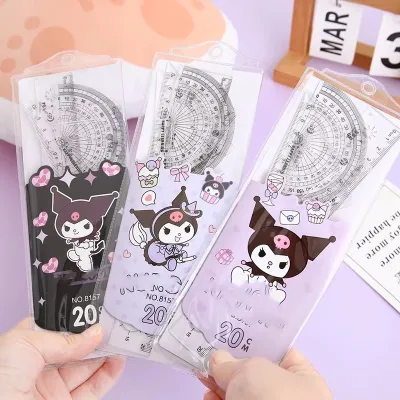 4 pcs Student Drawing Ruler Set 