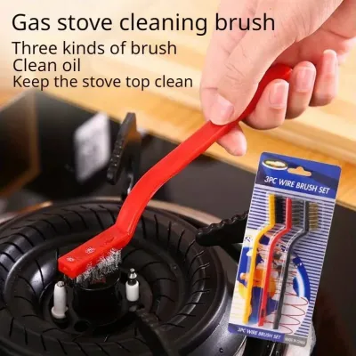 3 Pcs Kitchen Cleaning Brush Set 