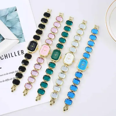  Square Dial Vintage Elegant Quartz Watch