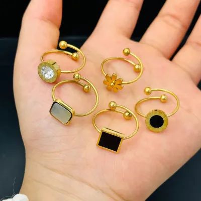 Stainless Steel Adjustable  Rings (1 pc) 
