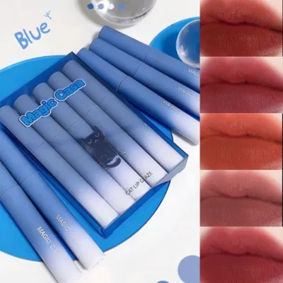 5 Pcs Cat Magic Casa Lipstick Set 