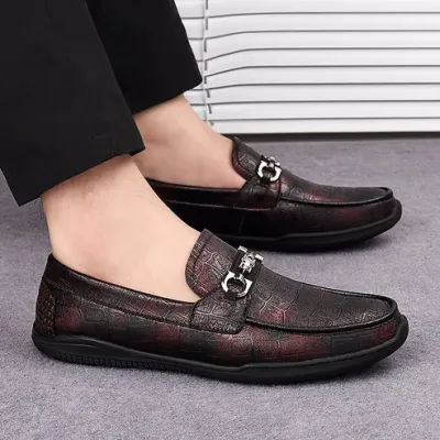 Pure Leather Lightweight Loafer For Men