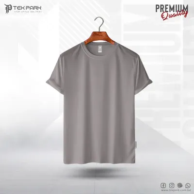 Silver Color Premium Short Sleeve T-shirt