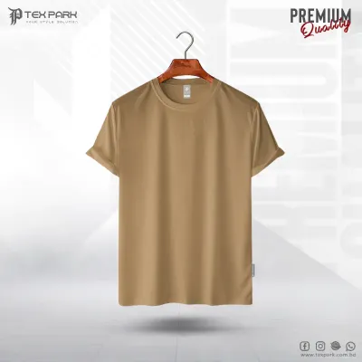 Biscuit Color Premium Solid T-shirt