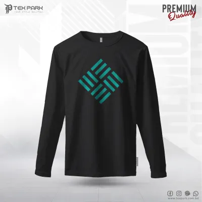 Triangle Shape Long Sleeve T-Shirt For Men