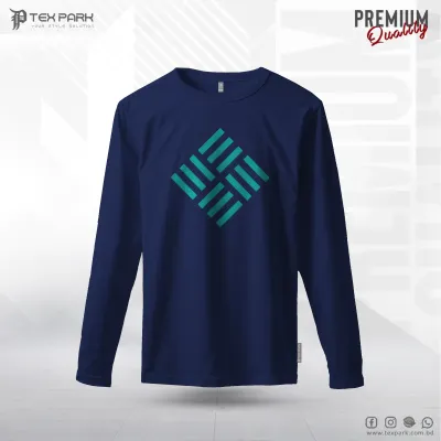 Triangle Shape Long Sleeve T-Shirt For Men