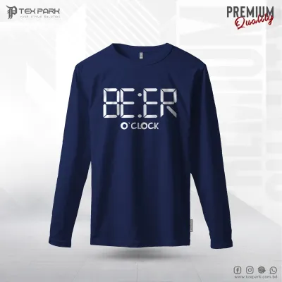 O'Clock Long Sleeve  T-Shirt For Men