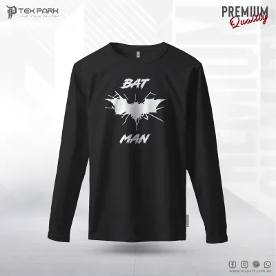 Bat Man Long Sleeve T-Shirt For Men