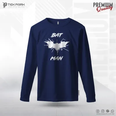 Bat Man Long Sleeve T-Shirt For Men