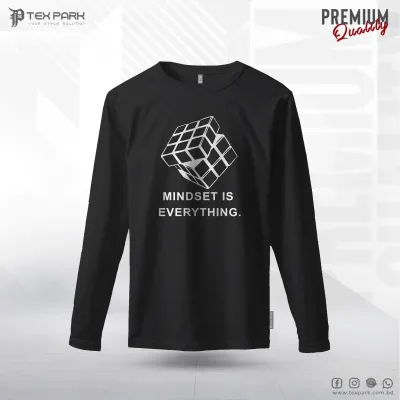 Mindset Is Everything Long Sleeve T-Shirt For Men