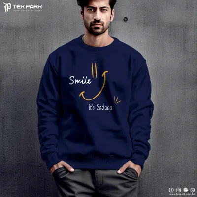 Smile It's SadaqaSweatshirt For Men