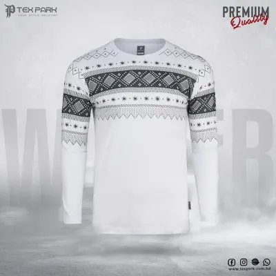 White Design Premium Quality Long Sleeve T-Shirts