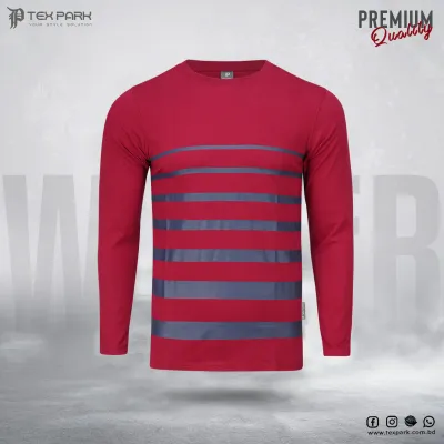 Maroon Color Step Premium Quality Long Sleeve T-Shirts