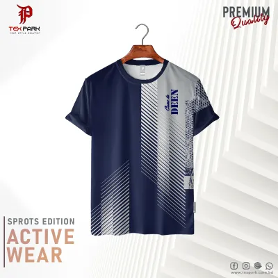 Texpark Man's Came To Deen  Sports Edition Active Ware T-shirt