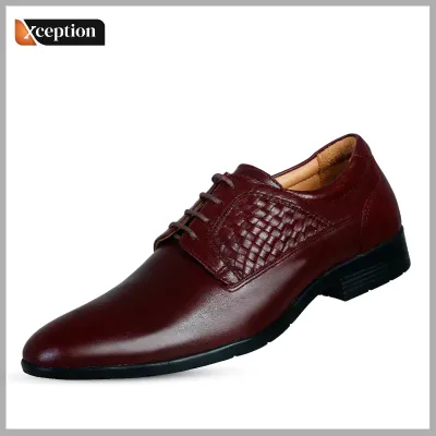 Vegetable Tanned High Fastness grain genuine ox leather shoes
