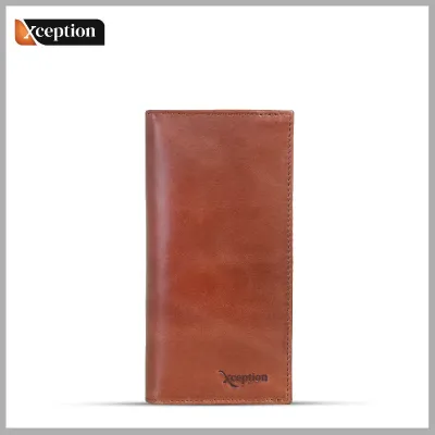 Genuine Oil Pull-Up Leather Long  Wallet