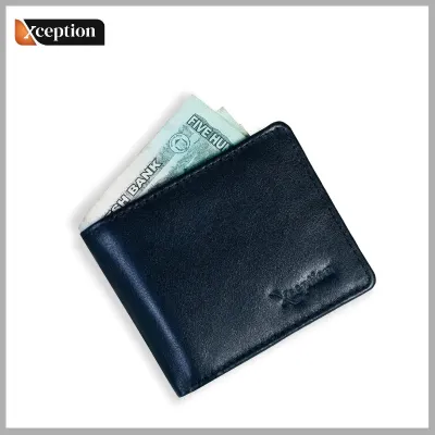 Genuine Cow natural milling Leather  By-fold Wallet 