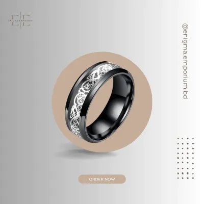 Silver Engraved Finger Ring