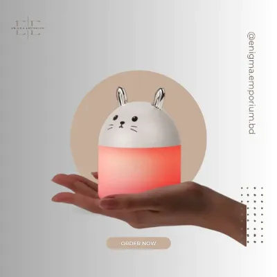 Cute Rabbit Oxygen USB Humidifier