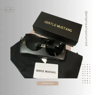 Gentle Mustang Black Frame Sunglasses