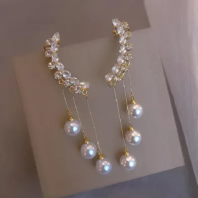 Pearl Hoop Ear-rings