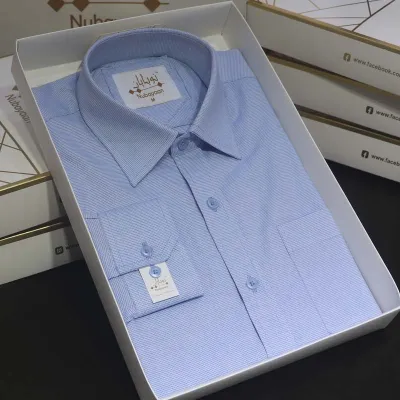 Baby Blue Cotton Shirt