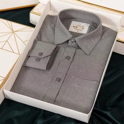 Iron Gray Cotton Shirt