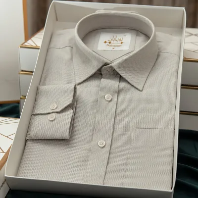 Light Grey Cotton Shirt