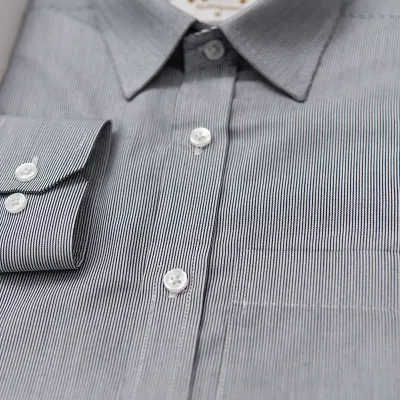 Classic Seersucker Striped Shirt