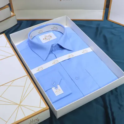 Sky Blue Cotton Shirt