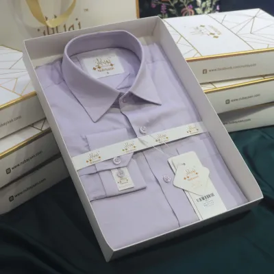 Light Purple Cotton Shirt