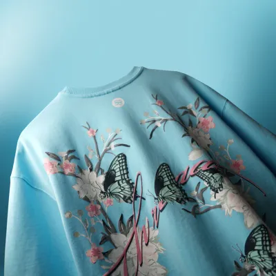 BLUE FRESH THREADS T-SHIRT