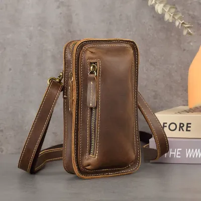 RETRO CROSSBODY GENUINE LEATHER BAG GB-YL050C