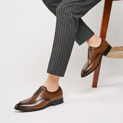 RETRO BRITISH STYLE OXFORD DERBY SHOE GB-3559