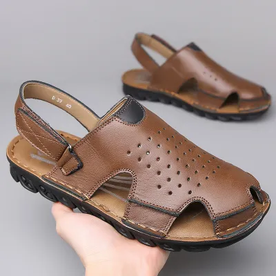 VERSATILE LEATHER TENDY FLAT SANDAL GB-0039