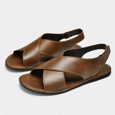 GENUINE LEATHER BREATHABLE VERSATILE SANDAL GB-4231