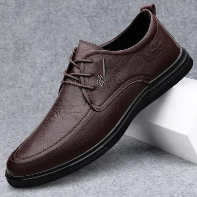  BREATHABLE BRITISH SOFT SOLE COMFORTABLE LEATHER SHOES GB-2801