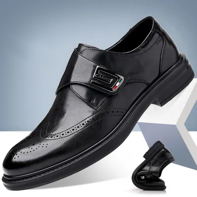 BRITISH MEN'S LEATHER CASUAL  SHOES GB-5096