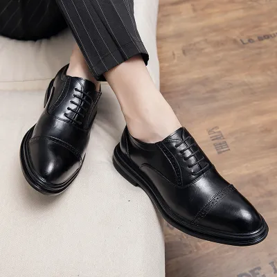 BRITISH STYLE HEIGHTENED POINTED SHOE GB-3101