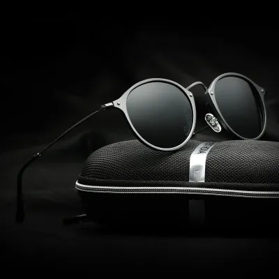 LIGHTWEIGHT ALUMINUM MAGNESIUM FULL FRAME POLARIZED SUNGLASSES GB-VD6358B