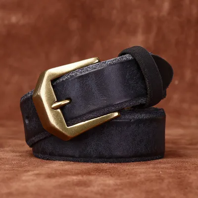 RETRO COWHIDE WASHED BELT GB-0550B