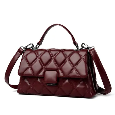 DIAMOND EMBROIDERY CASUAL FEMALE HANDBAG GB-5163R