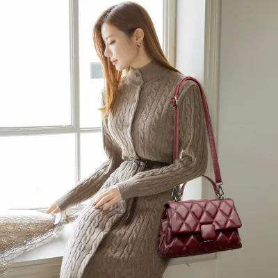 DIAMOND EMBROIDERY CASUAL FEMALE HANDBAG GB-5163R