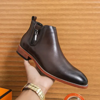CROSS-BORDER AUTUMN AND WINTER CLASSIC RETRO CHELSEA BOOTS GB-4119