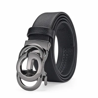 Genuine Leather G Letter Belt