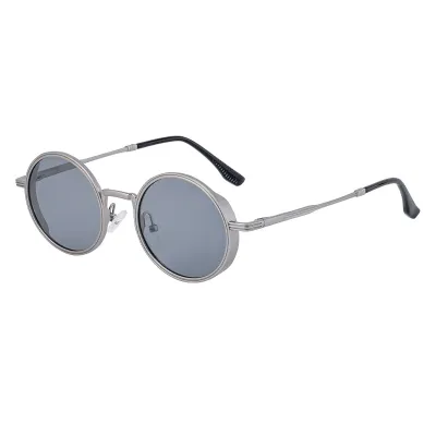 Men's Round Frame Sunglasses 