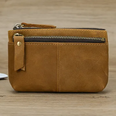 Genuine Leather Belt Key Ring Bag