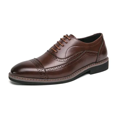 British Style Formal Oxford Men's Shoes