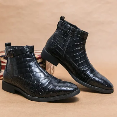 European And American Leather Boots 