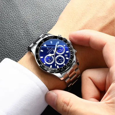 Luminous Decorative Calendar Quartz Watch